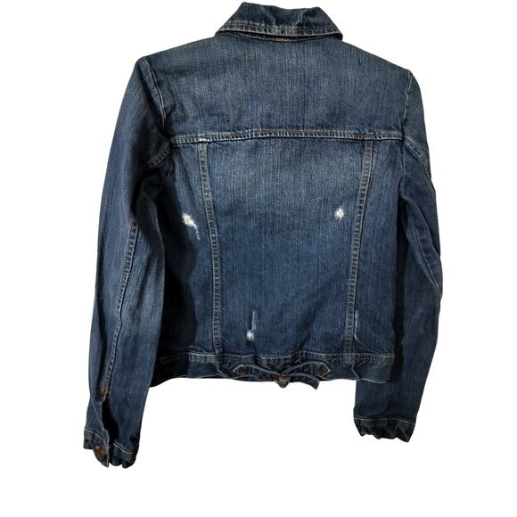 3510) J. Crew Denim Button Down Long Sleeve Jacket Size XS - Picture 6 of 8